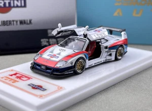 AL DK 1:64 White Martini LBWK F40 Racing Sports Model Diecast Collect Car - Imagen 1 de 12
