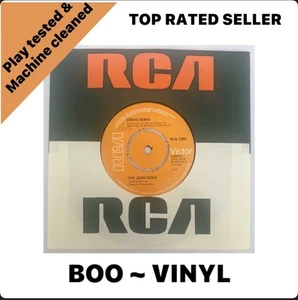 David Bowie ~ The Jean Genie - 1978 - 7” vinyl Record 1972 VG+ / M - Picture 1 of 6