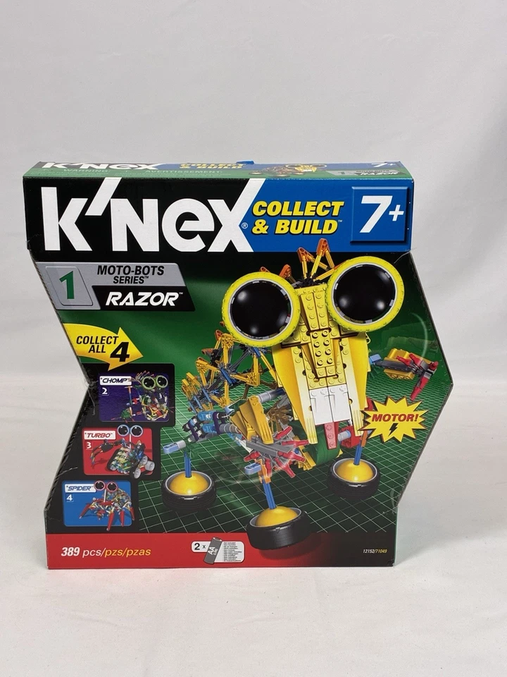K'NEX 2009 Collect & Build Moto-Bots Building Set Series No. 1 RAZOR 389 Pcs - Image 1 of 1