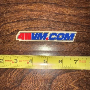 411VM.com Skate Video Magazine Vintage Skateboarding STICKER Snow Surf - Picture 1 of 1