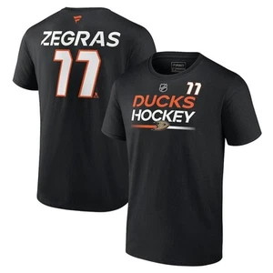 Herren Fanatics Trevor Zegras schwarz Anaheim Enten authentisch #11 T-Shirt XL SCHWARZ - Bild 1 von 3