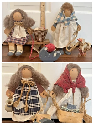 批量 4 件 Lizzie HIGH DOLLS 10 英寸(Lizzie Amanda Cassie Naomi 猫鹅)1985 1986 — 第 1/4 张图片