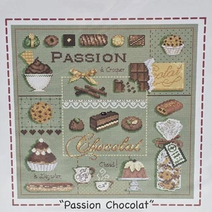 Madam la Fee Passion Chocolat Contado Cruz Puntada Patrón Carta de Colores - Imagen 1 de 6