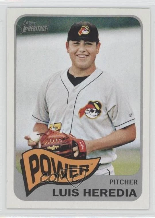 2014 Topps Heritage Minor League Edition Luis Heredia #25 - Image 1 of 2