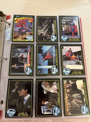 1983 Superman 3 III Complete Base Set 99 Trading Cards + 22 Stickers Topps  NM - Image 1 of 4