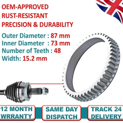 FRONT ABS RELUCTOR RING Fits KIA SPORTAGE mk3 HYUNDAI IX35 1.7 CRDi 2.0 CRDi - Image 1 of 2
