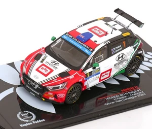 1:43 Ixo Hyundai i20 N Rally2 Winner Rally Ceredigion Paddon 2024 - Picture 1 of 3