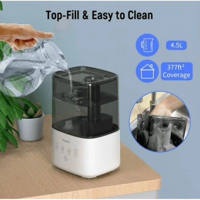 Ultrasonic Air Humidifier Warm Cool Mist Air Fabuletta w/ Aromatherapy 4.5L - Image 1 of 3