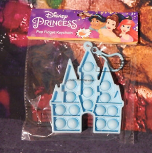 Disney Princess Blue Pop Fidget Keychain