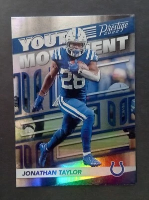 2022 Prestige Jonathan Taylor Youth Movement Insert Mint  #YM-18 Colts - Image 1 of 2