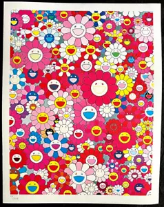 Takashi Murakami Lithograph Mori Art Museum COA (Original Numbered Limited) - Picture 1 of 8