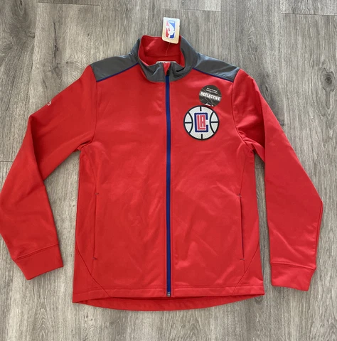 NBA Exclusive Collection Los Angeles Clippers Men’s Zipper Sweater Size Small Cover