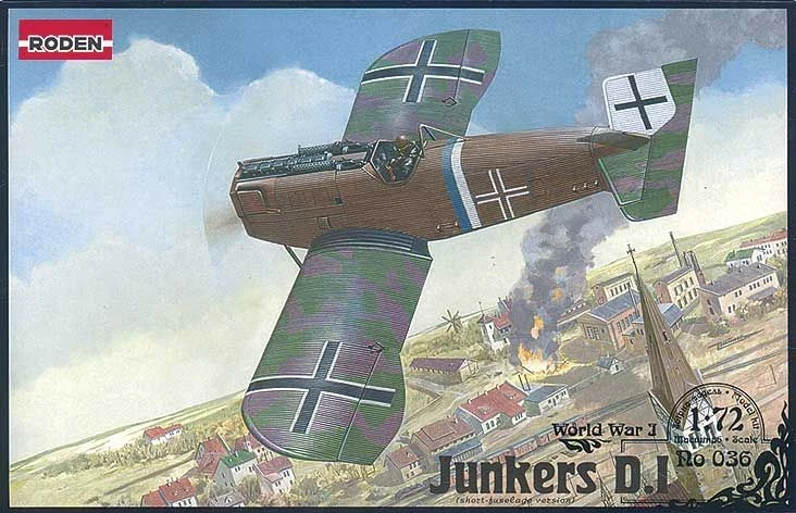 Roden 036 - 1:72 Junkers (D) .I Tardi World War I - Nuovo - Immagine 1 di 1