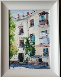 Painting By The Unknown Ukrainian Artist, Street L.Tolstogo. Oil on Canvas,2007 - Picture 1 of 12
