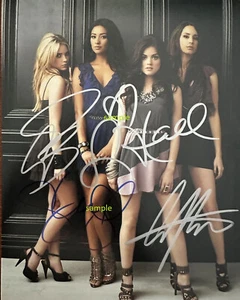 PRETTY LITTLE LIARS CAST REPRINT 8X10 PHOTO SIGNED AUTOGRAPHED MAN CAVE GIFT - Picture 1 of 1