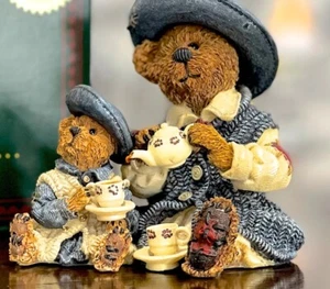 Boyds Bears Catherine and Caitlin Berriweather, Fine Cup of Tea, spec. ed. new - Picture 1 of 2