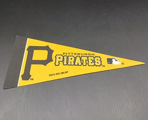 Pittsburgh Pirates MLB Mini Felt Pennant 9"x4" Banner Flag Cover