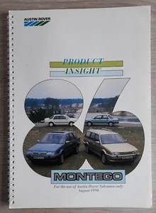 Austin Rover Montego Salesmen Training Guide Brochure 1986 - MG EFi Turbo - Picture 1 of 9