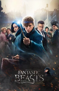 AA1363 Fantastic Beasts and Where to Find Them 2016 Full Cast Movie Poster 11x17 - Picture 1 of 9