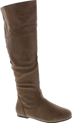 TOP Moda PAD-16 Corset Style Knee High Boots in Cognac (Brown) - Size: 10M - Image 1 of 4