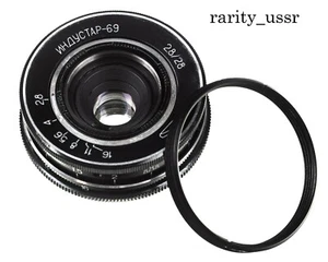 Industar- 69 Lente Gran Angular Soviética 28 mm f 2,8 Montaje M39 L39 - Imagen 1 de 5