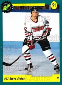 1991 Classic Hockey Draft French #24 Steve Staios - Picture 1 of 1