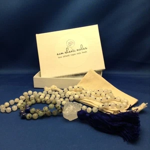 BRAND NEW! AUM SHANTI MALAS NECKLACE BOXED - Picture 1 of 1