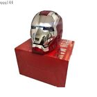 Voice-control Cosplay Iron Man MK5 1:1 Golden Helmet Full Face Mask Collections