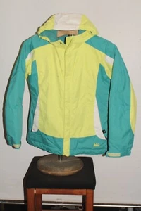 REI GIRLS sz Large L insulated hooded Snowboard/snow Jacket - Picture 1 of 4