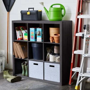 9-Cube Storage Organizer, Charcoal - Picture 1 of 7