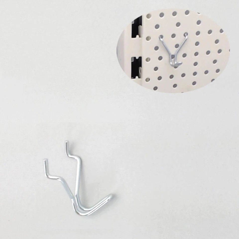 MARKENLOS HE040= 10 Einzelhaken H 4cm für Tegometall Lochwandhaken Tego für Werkzeugwand