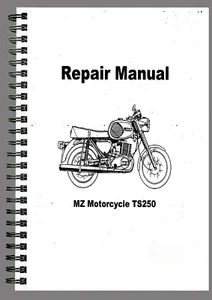 MZ TS 250 & TS 250/1 WORKSHOP MANUAL REPAIR TALLER SERVICE BOOK PAPER ENGLISH - Picture 1 of 4