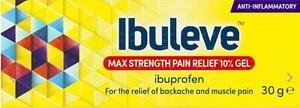 Ibuleve Max Strength Pain Relief 10Gel 30g Maximum Strength Easily Absorbed Fast