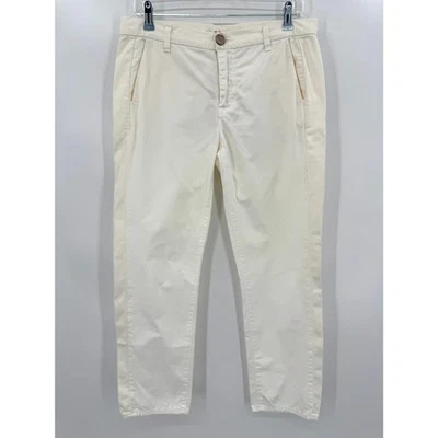 Pantalones chinos al tobillo de algodón Avery blanco crema talla 28 de J Brand Foto 1 de 4