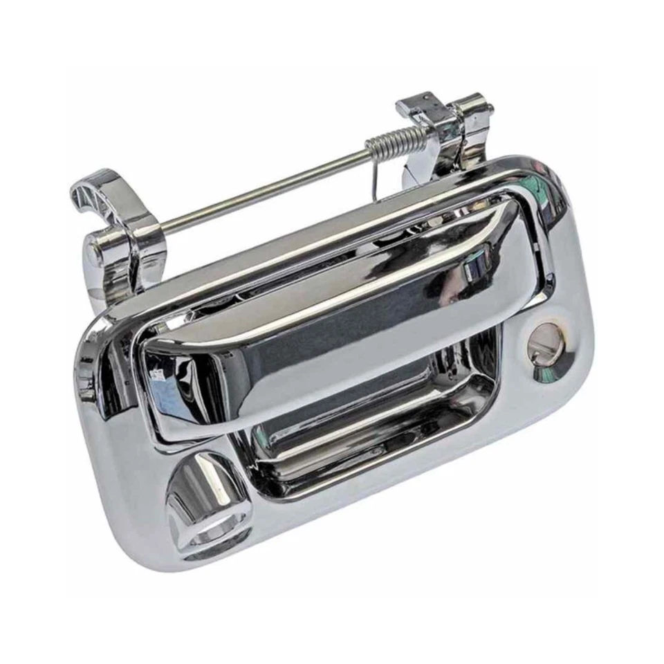 For Ford Lobo 2008-2015 Tailgate Handle | Plastic | Chrome | With Key Lock Hole Foto 1 de 4