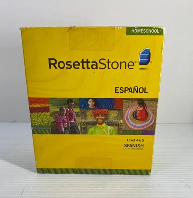 Rosetta Stone Espanol Level 4-5 Spanish Latin America - Image 1 of 4