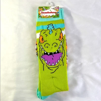 Paquete de 2 alfombras Nickelodeon para mujer calcetines hasta la rodilla talla única para la mayoría 6-12 Foto 1 de 3