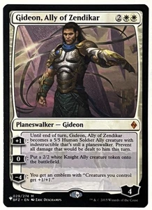 MTG Battle Zendikar (BFZ 029) Gideon, Ally of Zendikar - NM - Mythic - The List - Picture 1 of 1