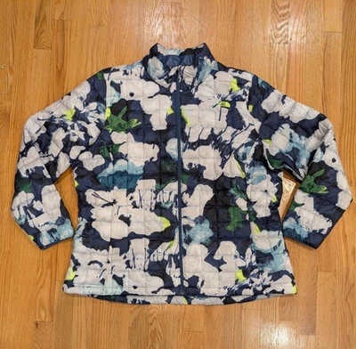 The North Face Women Thermoball Jacket Eco 2.0 2X Plus Size Floral Abstract $230 - Image 1 of 4