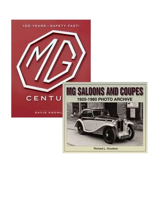 MG Century: 100 Years of "Safety Fast" + MG Saloons & Coupes 1925-1980 — 2 libros Foto 1 de 3