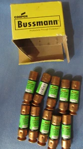 Box of 10 Bussmann Fusetron FRN-R-8 A  250V Time Delay Fuse Energy Efficient RK5 - Picture 1 of 10
