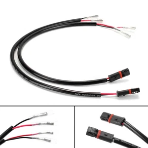 2pcs Turn Signal Marker Wire Adapters Plug Connectors Leads For BMW Indicator - Picture 1 of 8