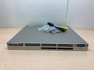 Cisco WS-C3850-12XS-E Cisco 12 SFP Ethernet Switch w/ 350w AC Power Supply - Picture 1 of 3