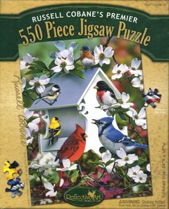 Back Yard Birds 550 Piece Puzzle - Russell Cobane - Picture 1 of 1