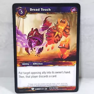 World Of Warcraft War Of The Elements Dread Touch 87/220 TCG Card - Picture 1 of 2