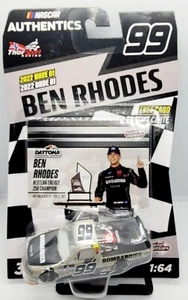 2022 NASCAR Authentics Wave 1 Ben Rhodes 99 Bombardier Daytona Win Toy Race Car - Picture 1 of 2