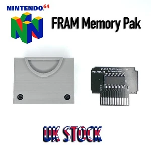 Nintendo N64 FRAM Mod Memory Pak FM28V020-SG - Imagen 1 de 11