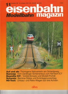 EisenbahnMagazin 1997/11: Nahverkehr Thüringen, Duewag, BR93.5 - Bild 1 von 1
