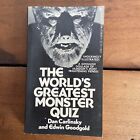 World s Greatest Monster Quiz by Dan Carinsky and Edwin Goodgold