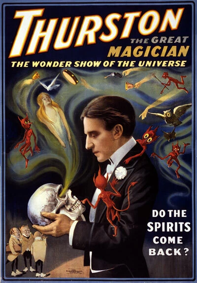 M9 Vintage Thurston Magic Magician Poster Art A1 A2 A3 - Image 1 of 1